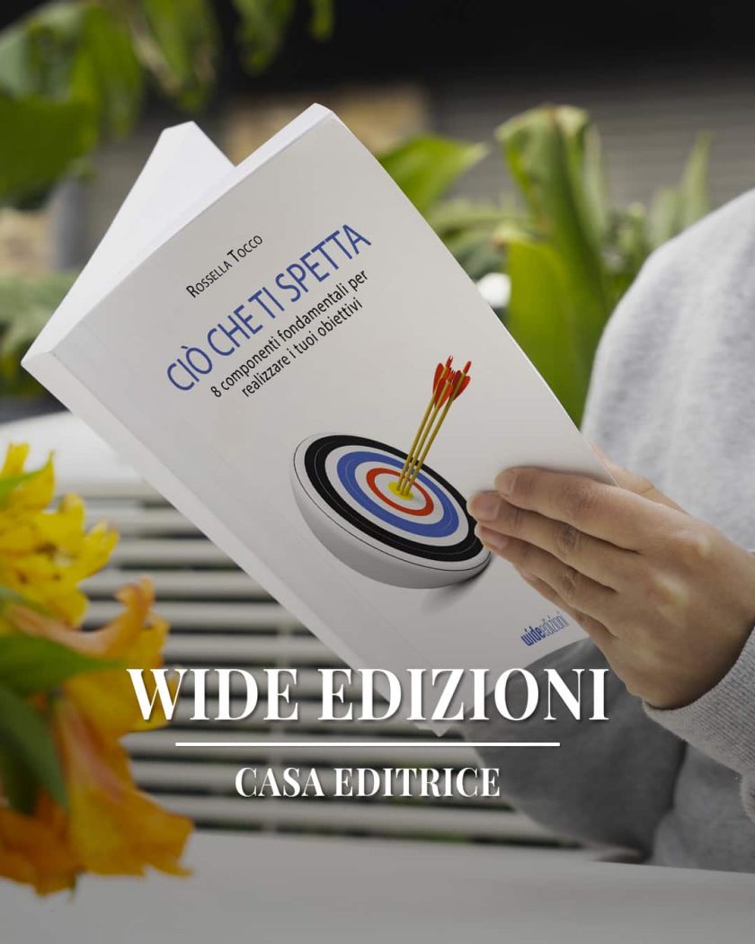 Scopri un nuovo modo di raggiungere i tuoi obiettivi con il libro Ciò che ti spetta, dove Rossella Tocco ti offre il giusto mix di motivazione, azione e consapevolezza.