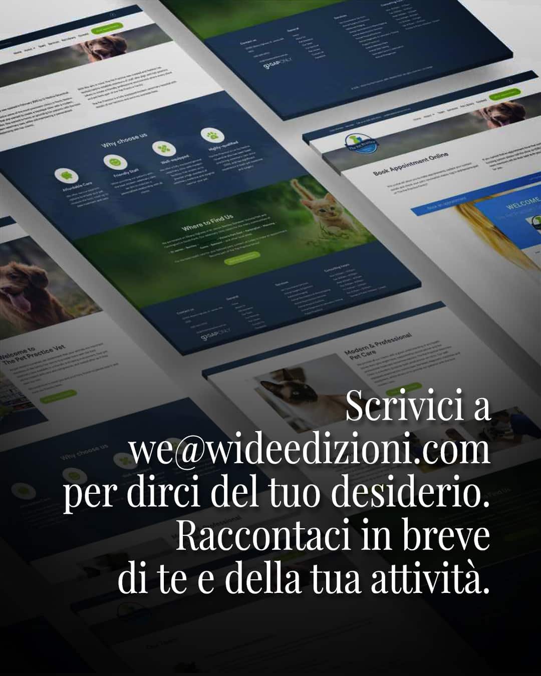 One Page Website con Wide Edizioni Web Services